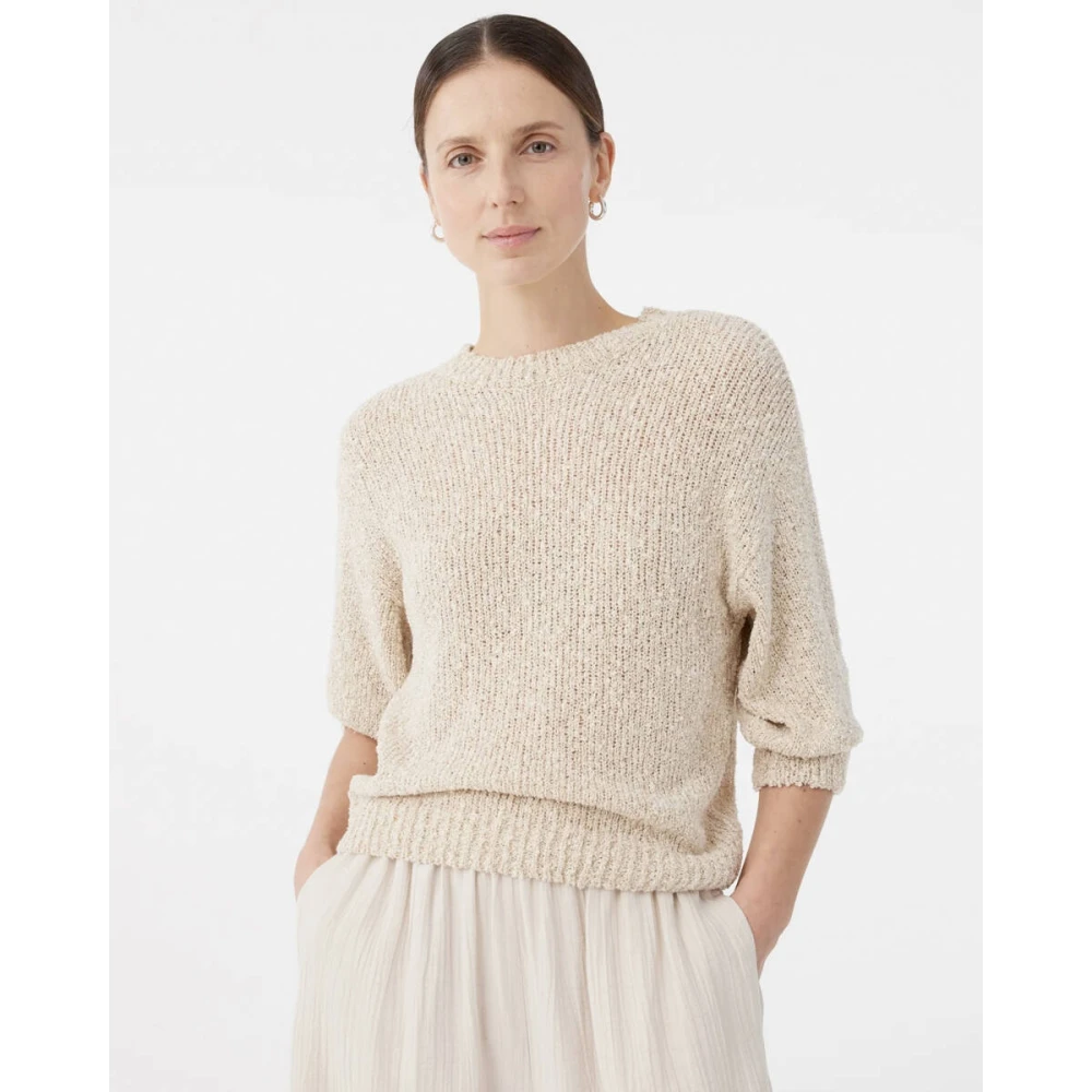 Knit-ted Korte Mouw Pullover Roxie Yellow Dames