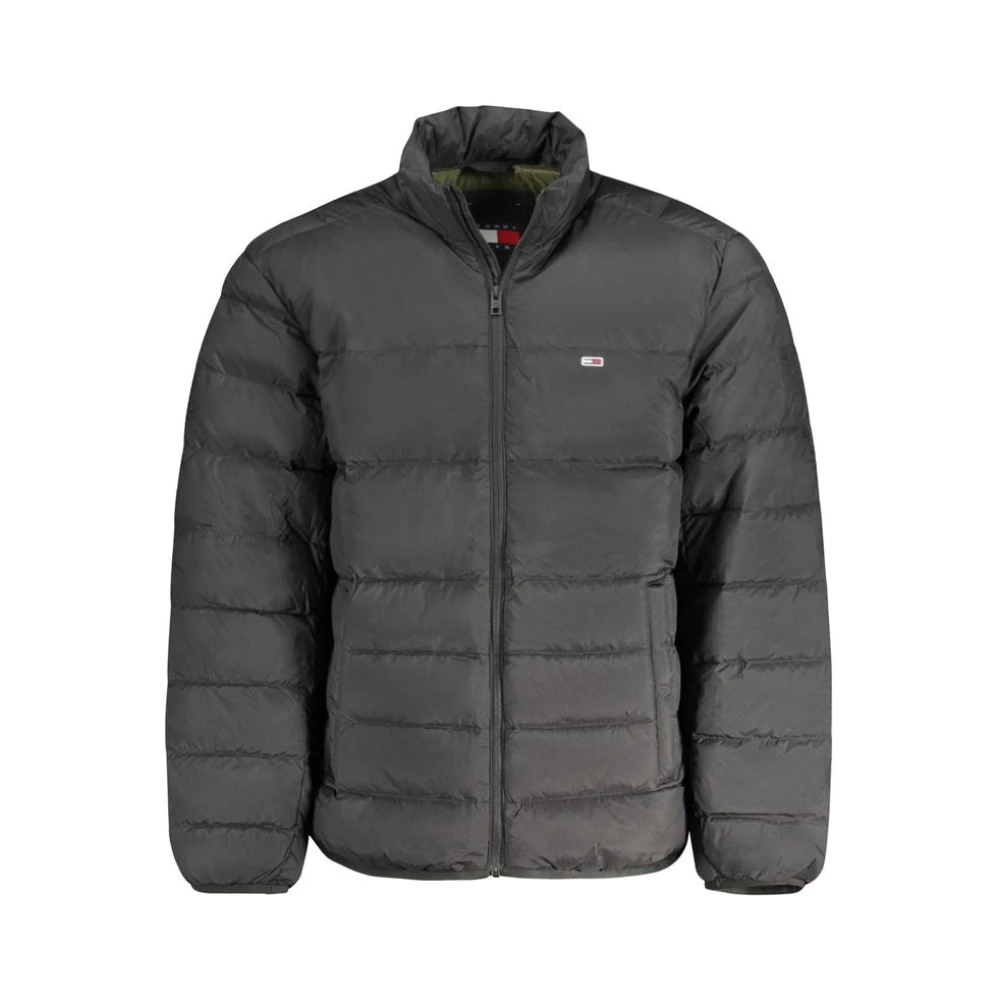 Tommy Hilfiger Zwarte Polyamide Jas Black Heren