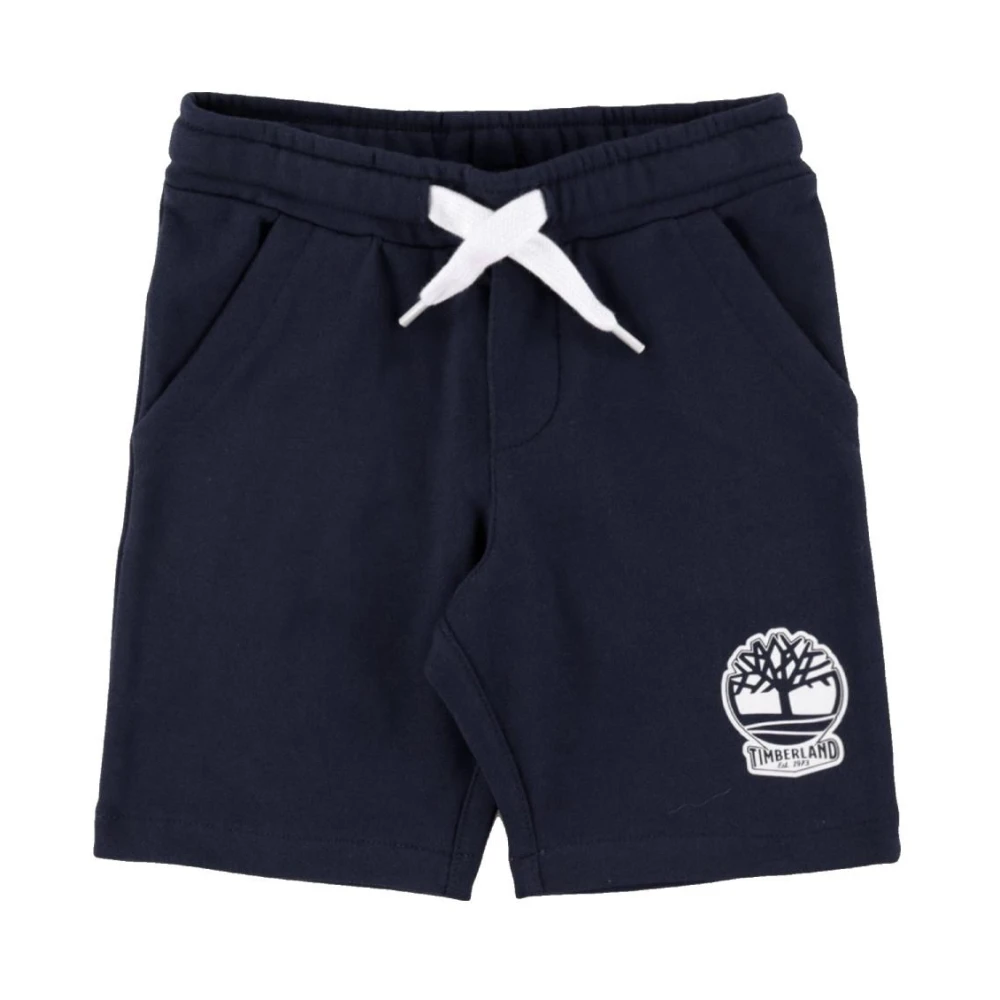 Timberland Blue Outdoor Bermuda Shorts - Male - Shorts - 16 Y - Kids