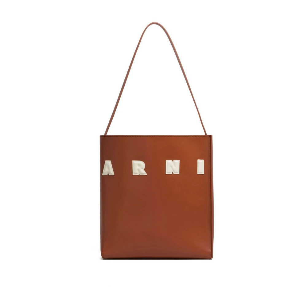 Marni - Bags > Tote Bags - Brown - Marni - Modalova