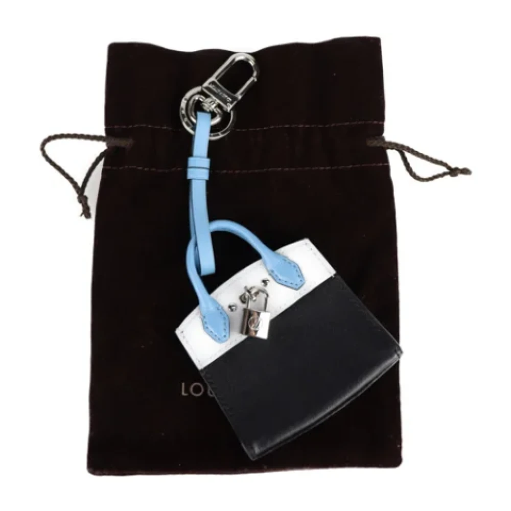 Louis Vuitton Vintage Pre-owned Leather key-holders Black Dames