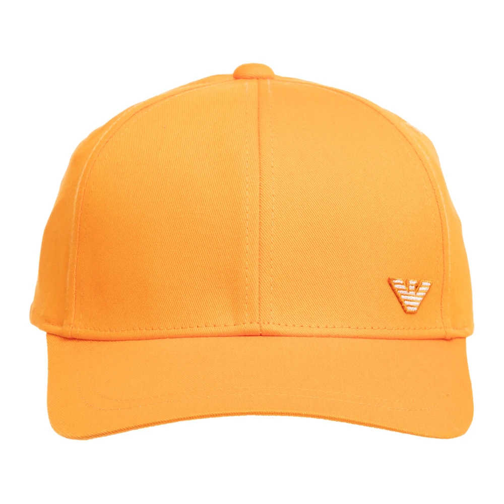 Emporio Armani Verstelbare Effen Logo Strandkleding Pet Orange Heren