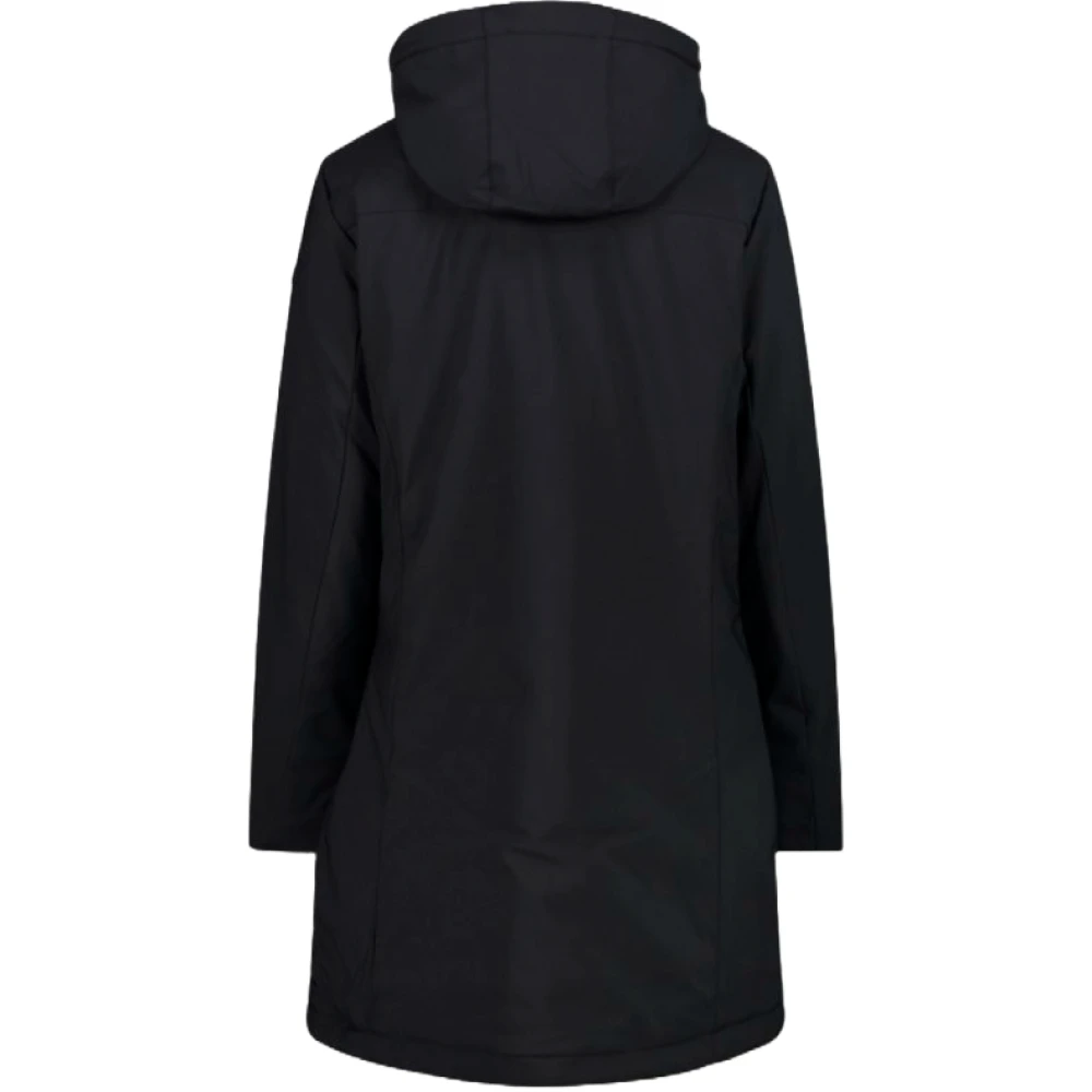 CMP Zwarte Winterjas Waterdicht Warm Black Dames