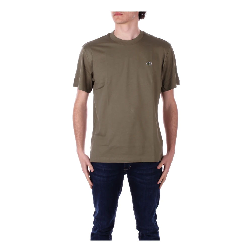 Lacoste Militärstil T-shirts och Polos Green, Herr