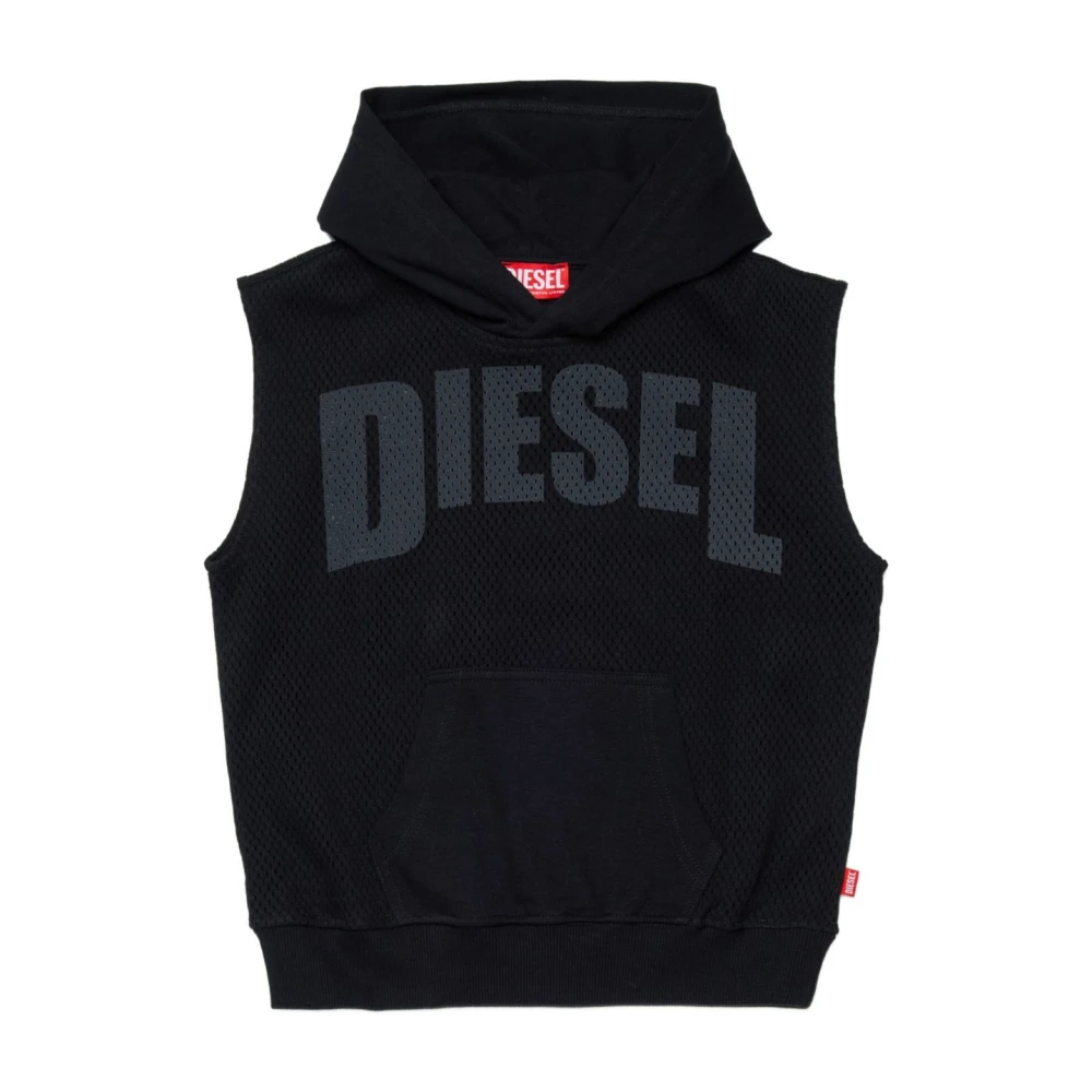 Diesel Men's Black Hooded Sweatshirt