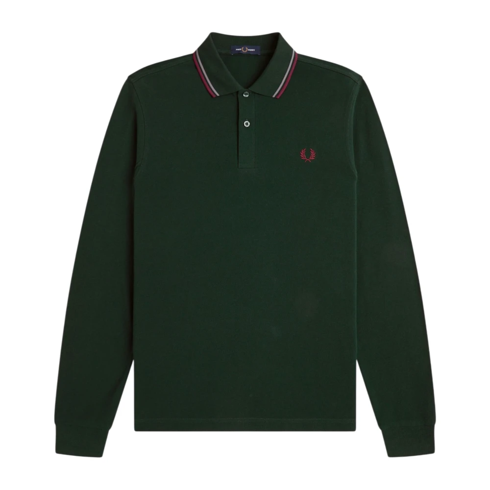 Fred Perry Men's Green Polo Shirts, M, M3636 Shirt