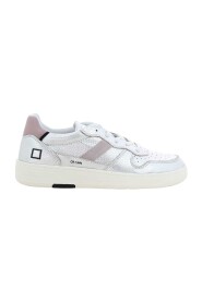 Silberne Court 2.0 Damen Sneakers