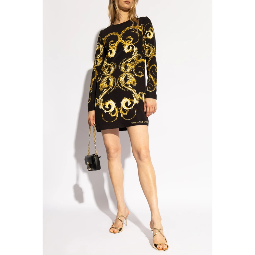 Versace Jeans Couture Jurk met patroon Multicolor Dames