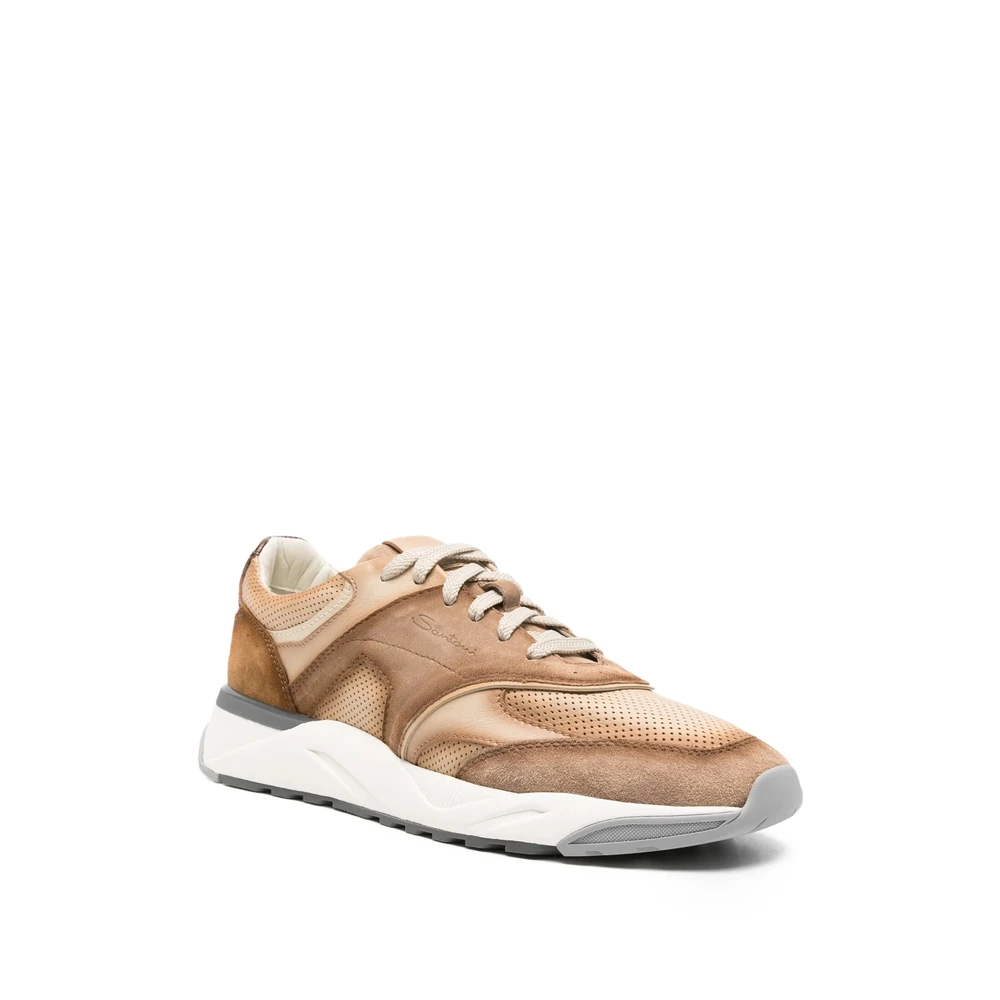 Santoni Innova Perforated Sneakers