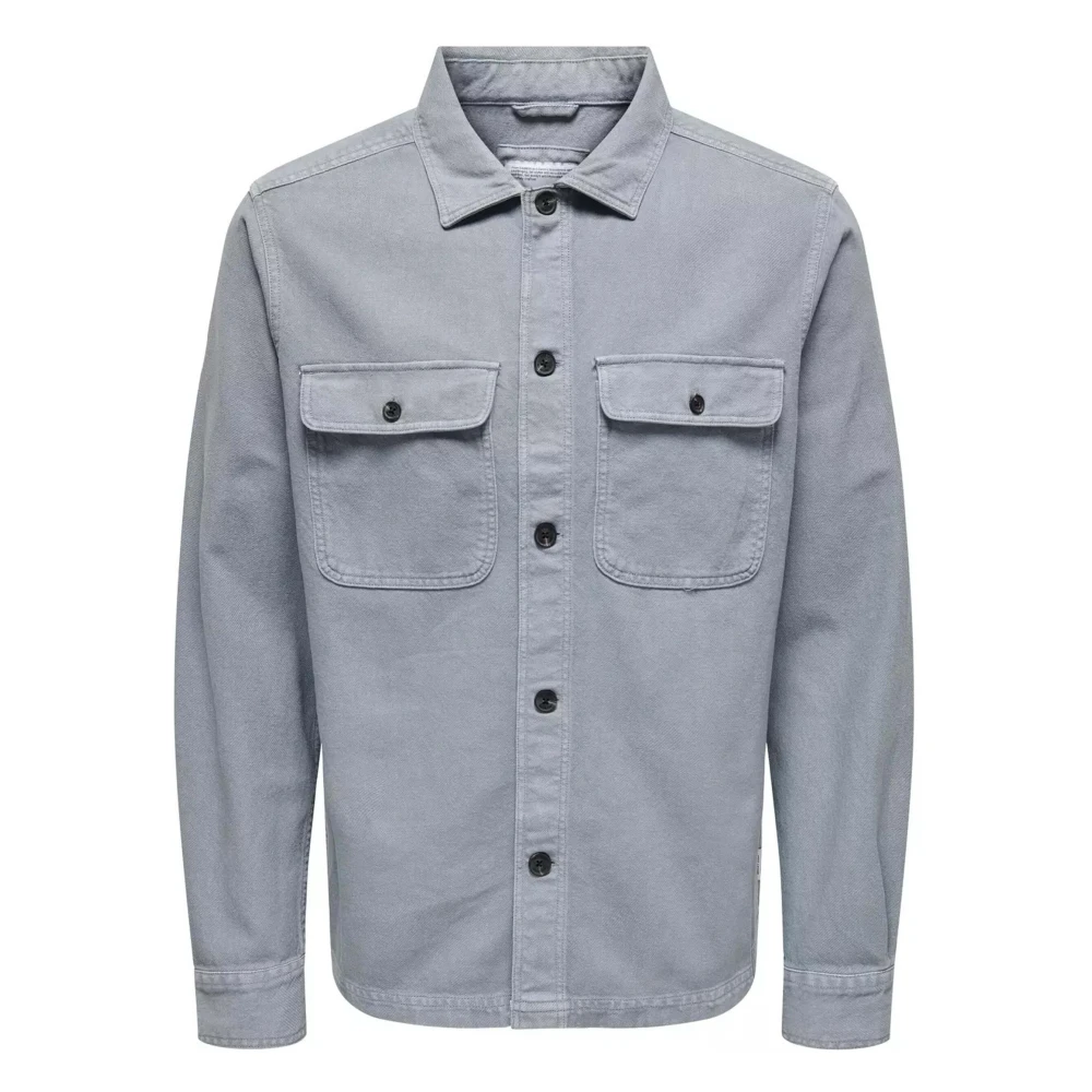 Only & Sons Overhemd Gray Heren