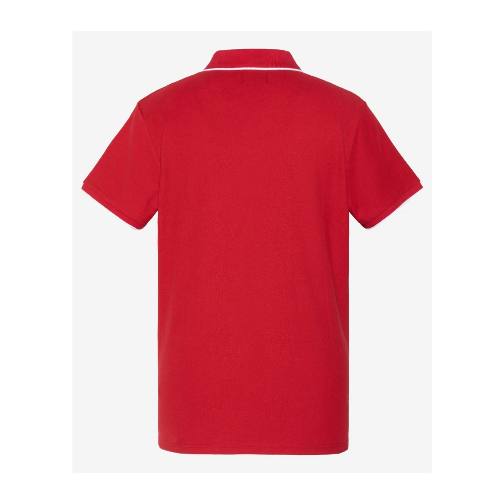 Schott NYC Rode Polo Shirt Paul Red Heren