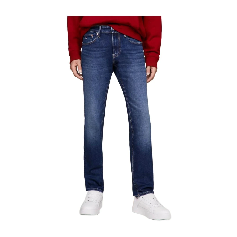 Tommy Hilfiger Men's Blue Slim-Fit Jeans,, Slim Scanton Jeans Redefine Casual Elegance W38 L32