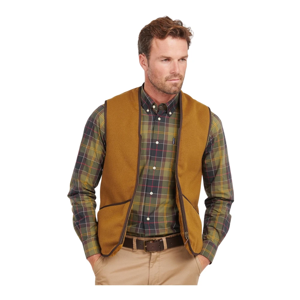 Barbour Gewatteerd vest voor jasvoering Brown Heren