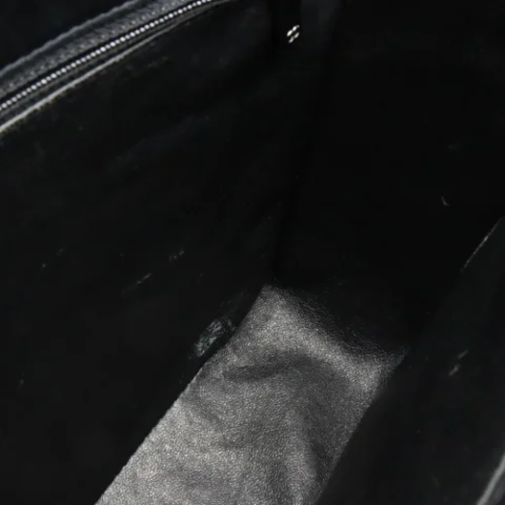 Chanel Vintage Pre-owned Leather chanel-bags Black Dames