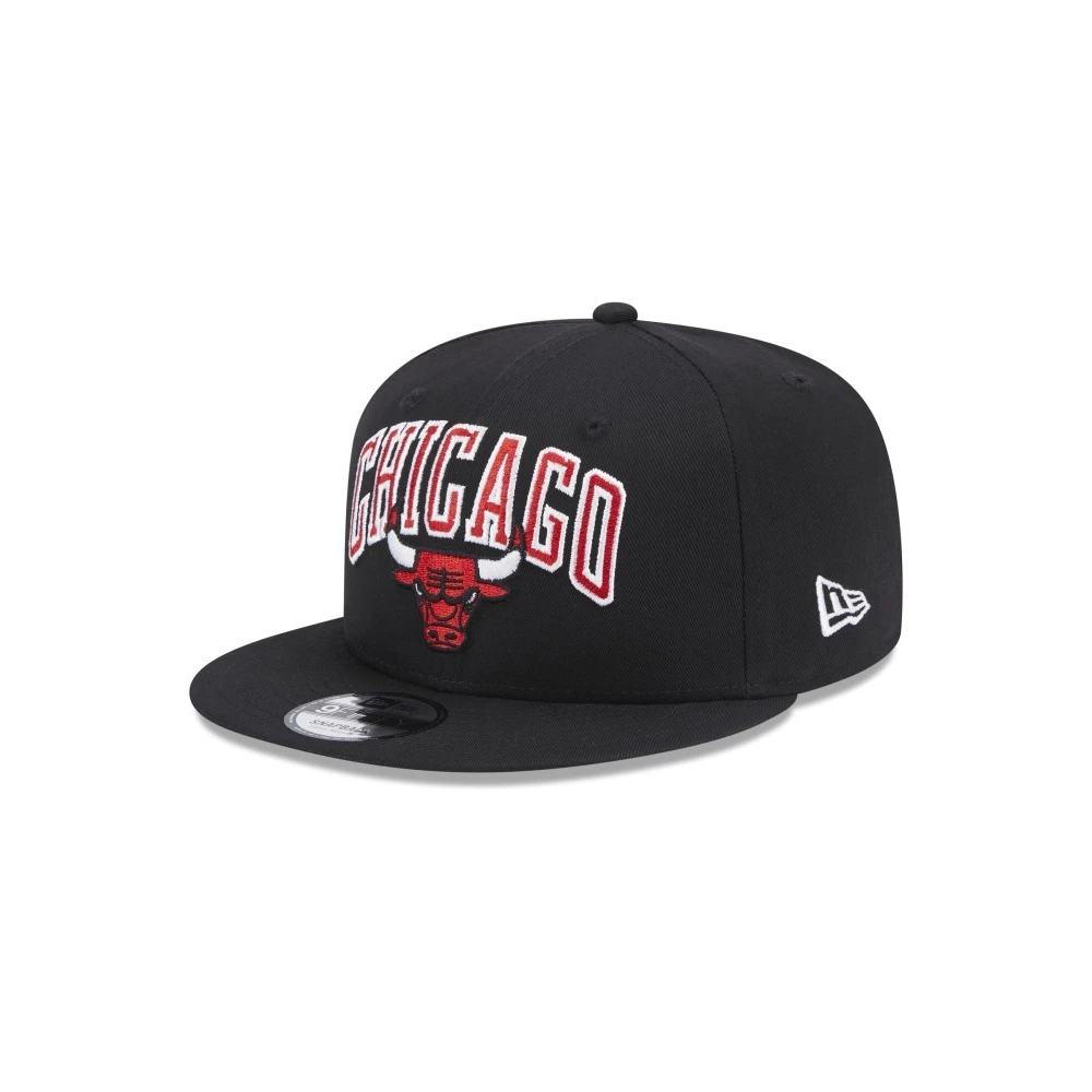 New Era Svart Bulls NBA Patch Keps Black, Herr