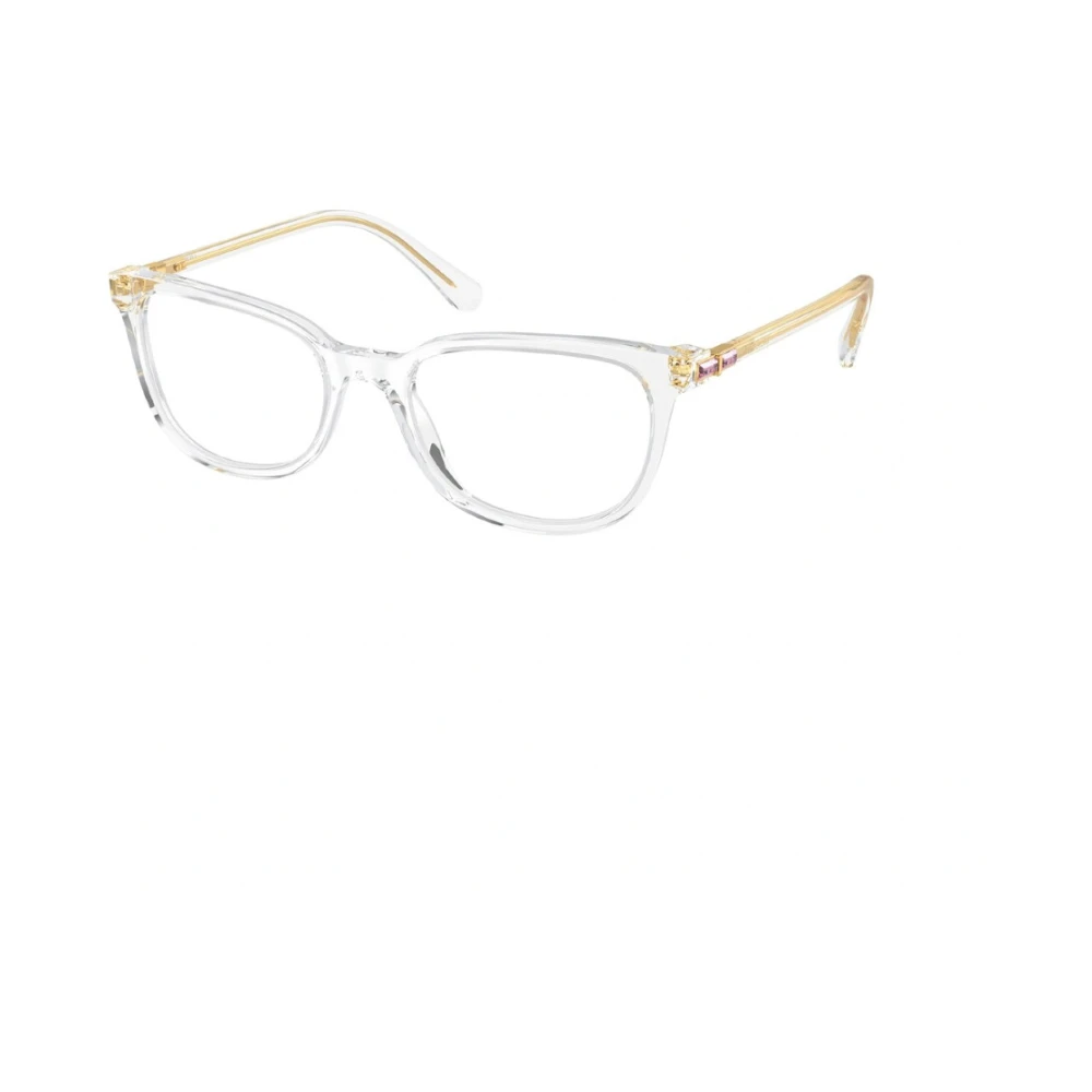 Swarovski Unisex White Glasses, 53 Mm, Transparent Eyeglasses With Light Point