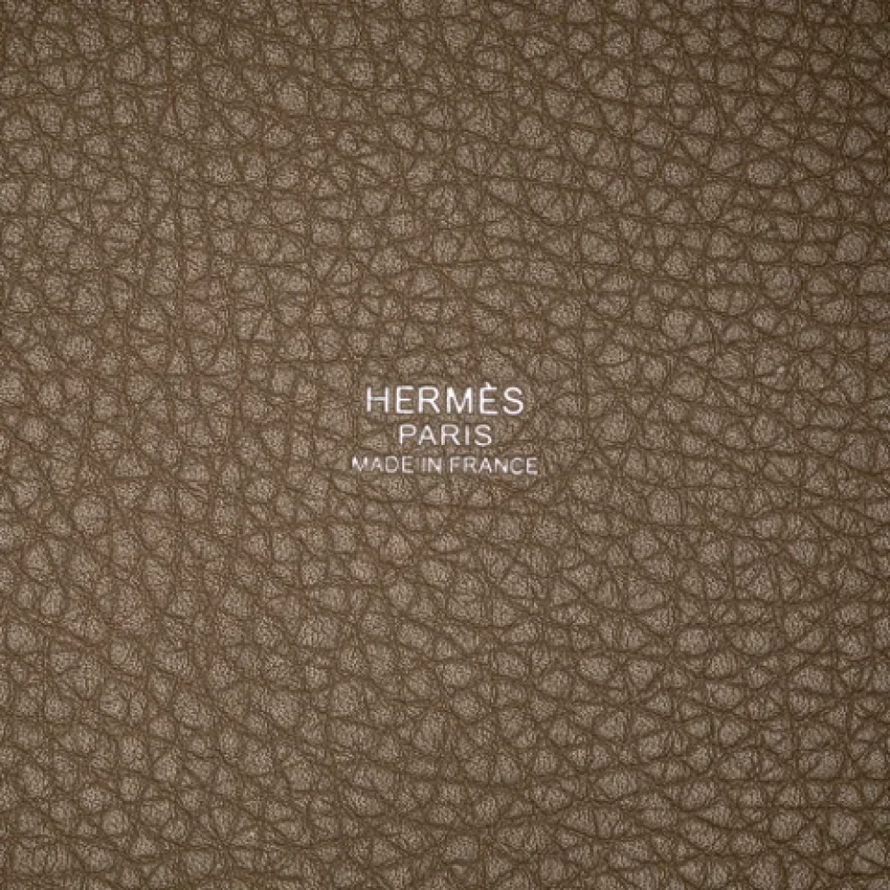 Hermès Vintage Pre-owned Leather hermes-bags Gray Dames