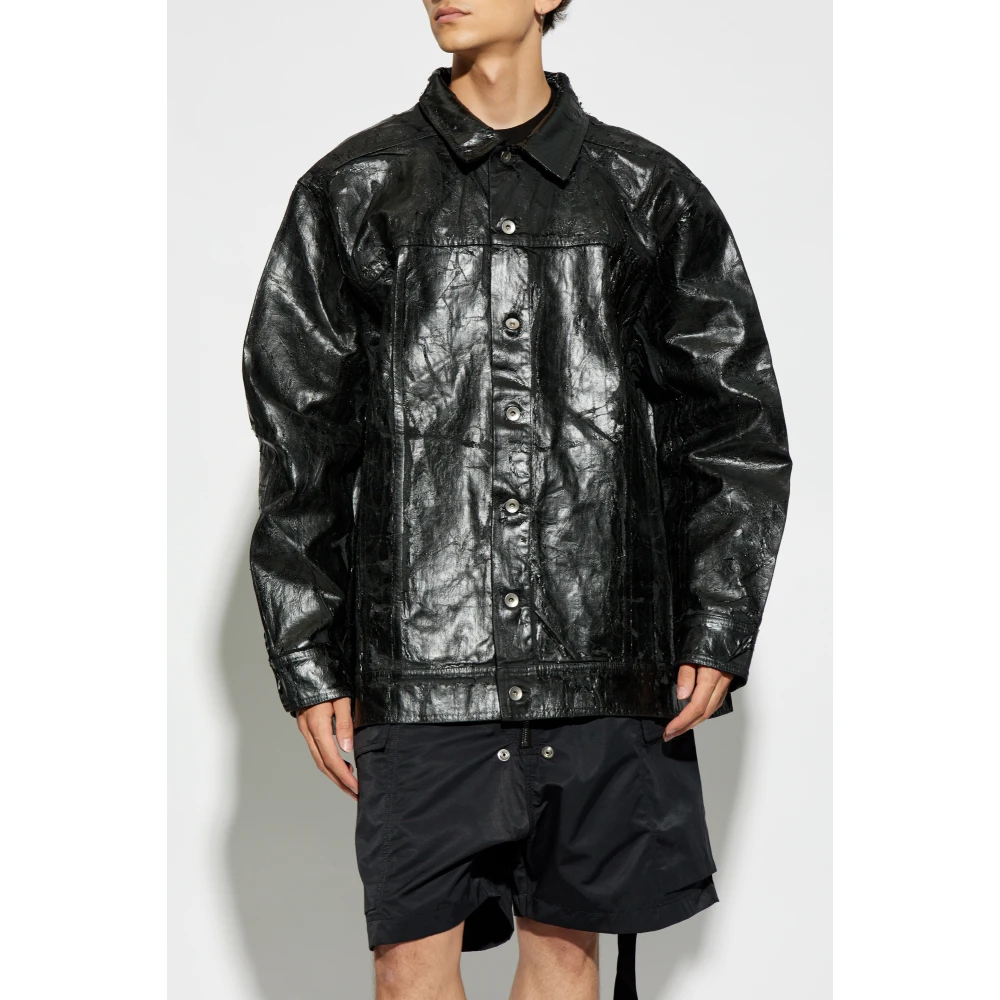 Rick Owens Jumbo Worker Jacket Black Heren