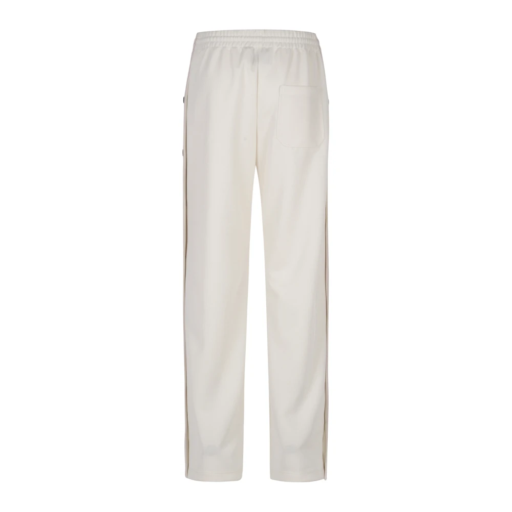Golden Goose Gestreepte Wijde Pijp Joggingbroek White Dames