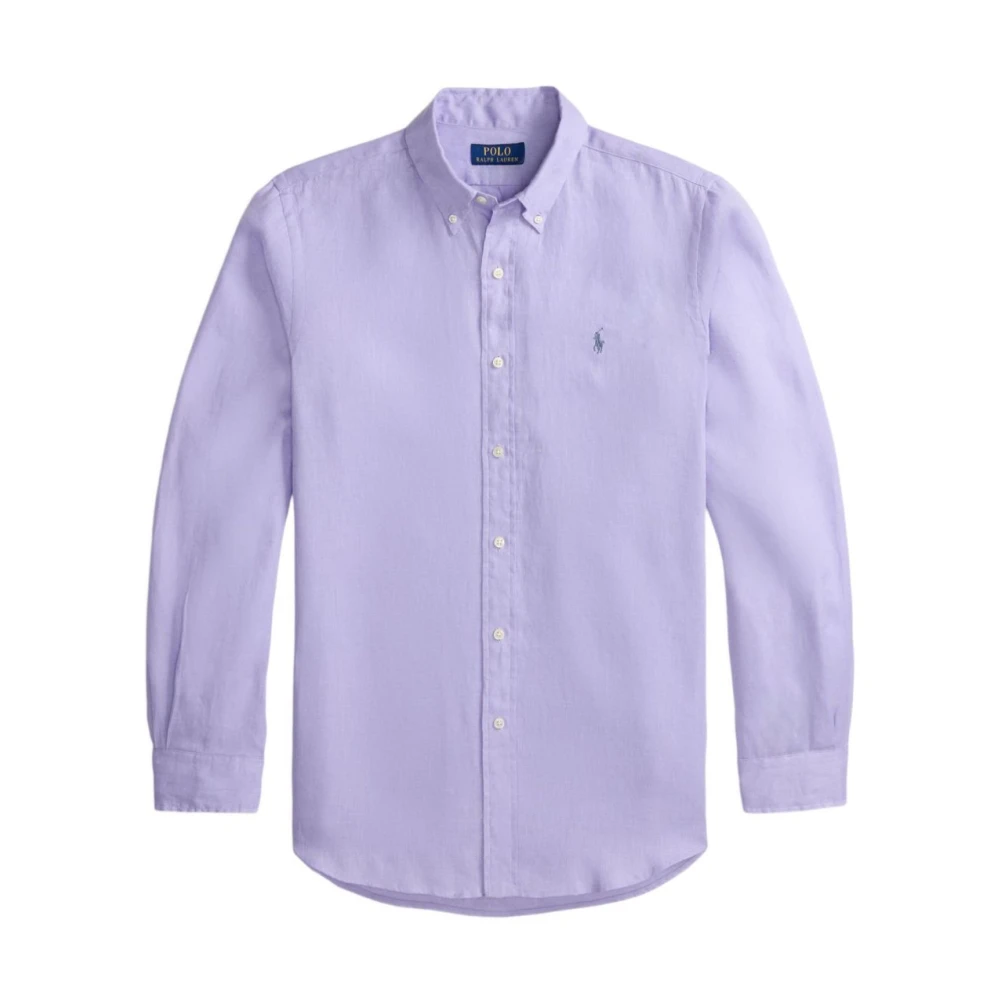 Polo Ralph Lauren Purple Long Sleeve Shirt - Male - Casual Shirts - Xl - Shirts