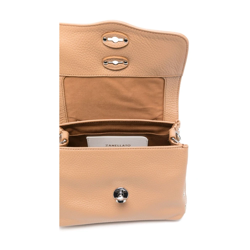 Zanellato Bruine Twist-Lock Schoudertas Brown Dames