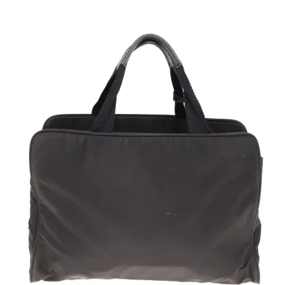 Prada Vintage Pre-owned Fabric prada-bags Black Dames