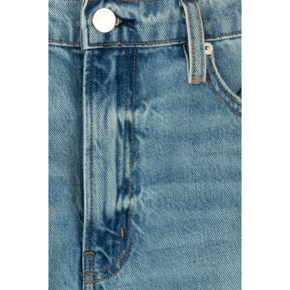 Frame Relaxed Straight Lichtblauwe Jeans Blue Dames