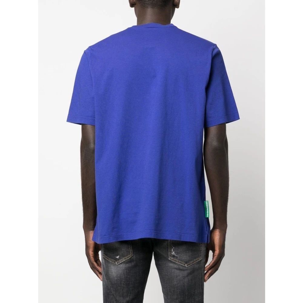 Dsquared2 T-shirts and Polos Blue Heren