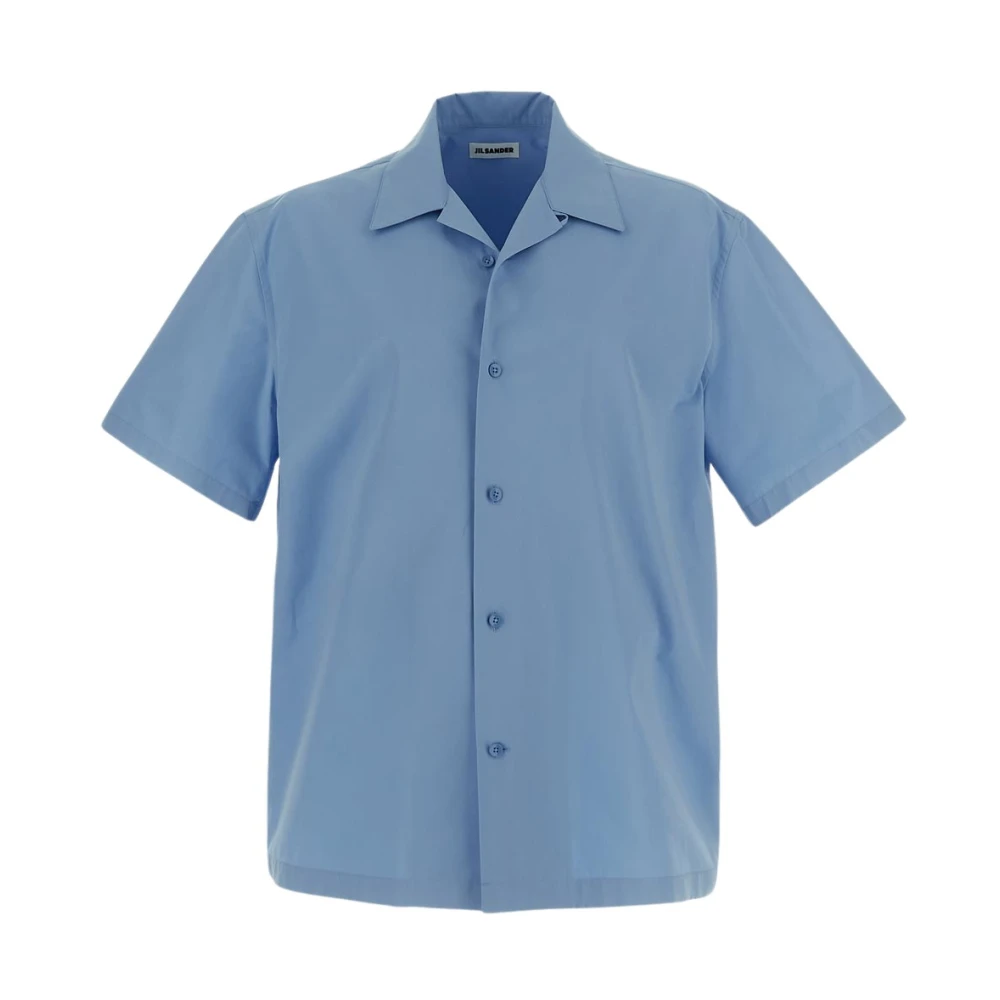 Jil Sander Oversized Shirt van Katoen Blue Heren