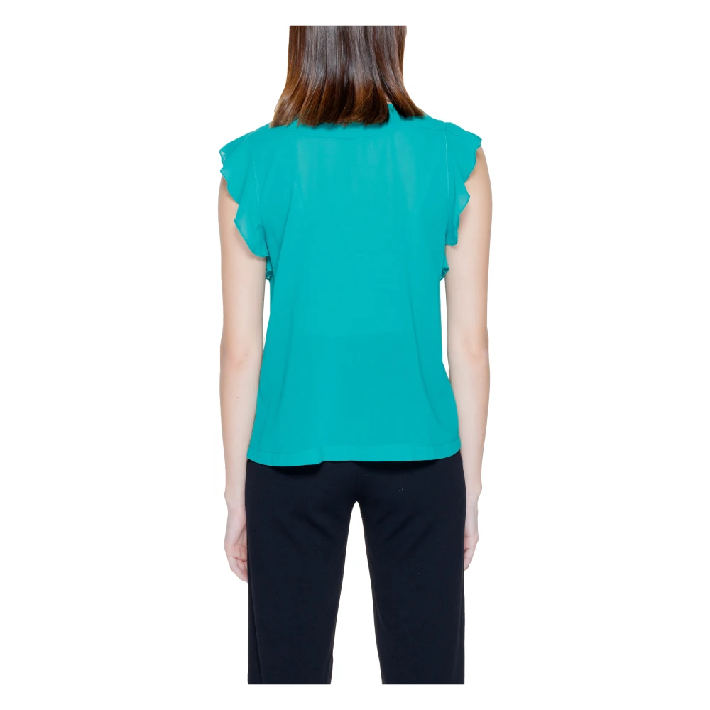 RINASCIMENTO Blouse met korte mouwen Green Dames