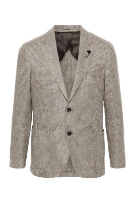 Interwoven Single-Breasted Blazer