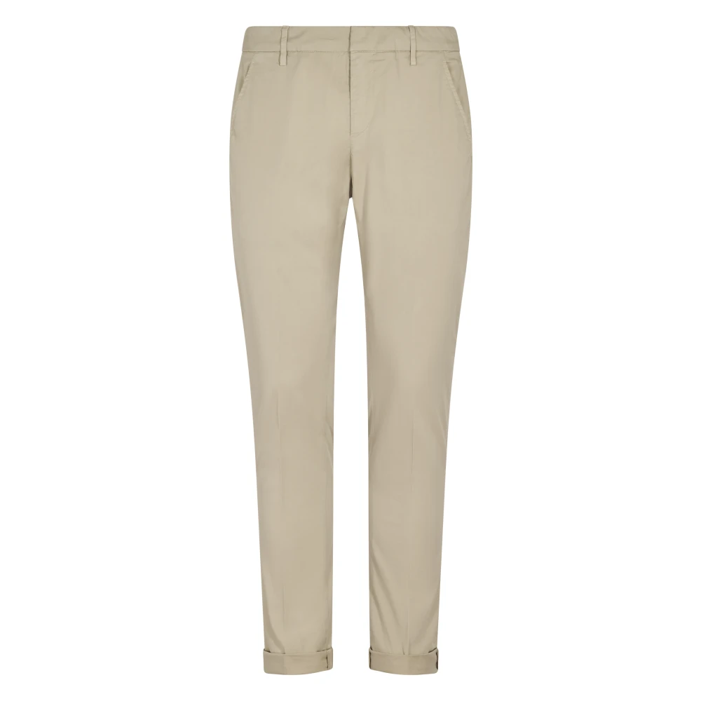 Dondup Men's Beige Slim-Fit Trousers,, Gaubert Trousers W30