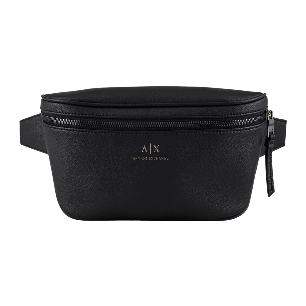 Armani Exchange Svart Crossbody Väska Black, Herr