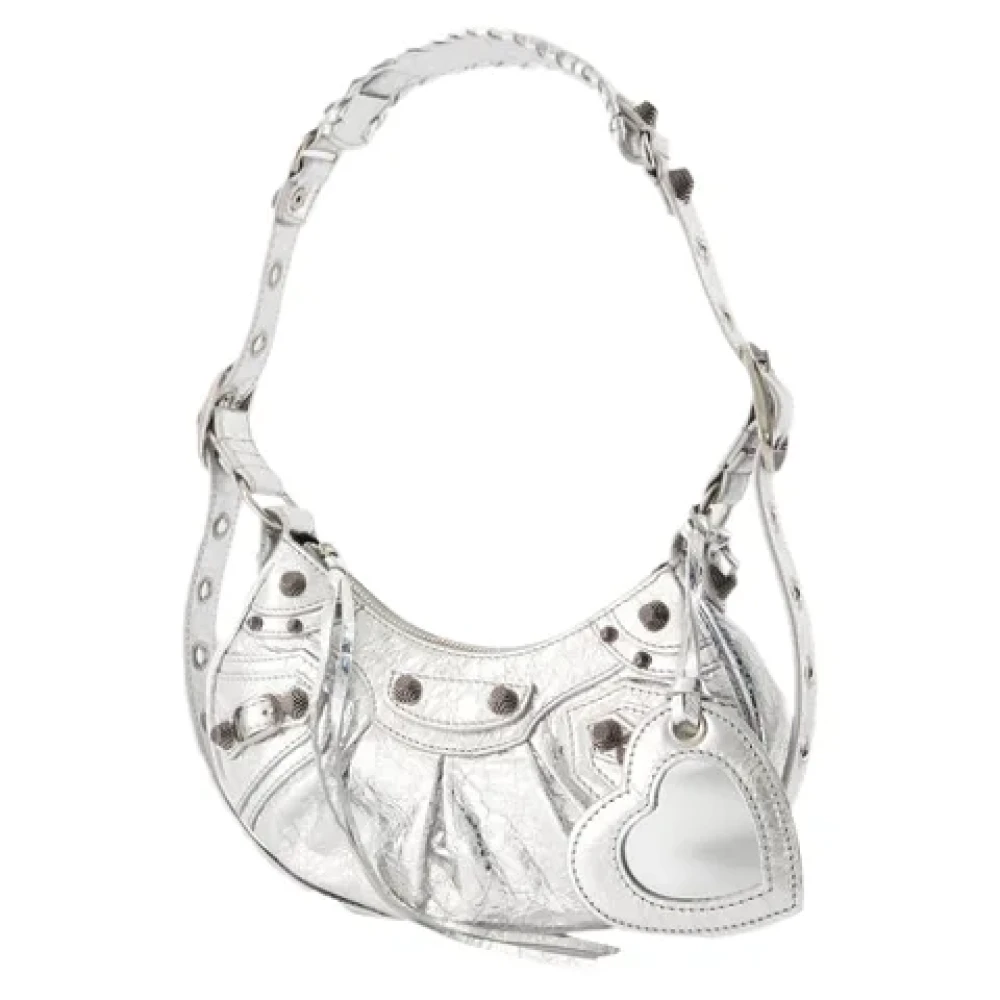 Balenciaga Leather crossbody-bags Gray Dames