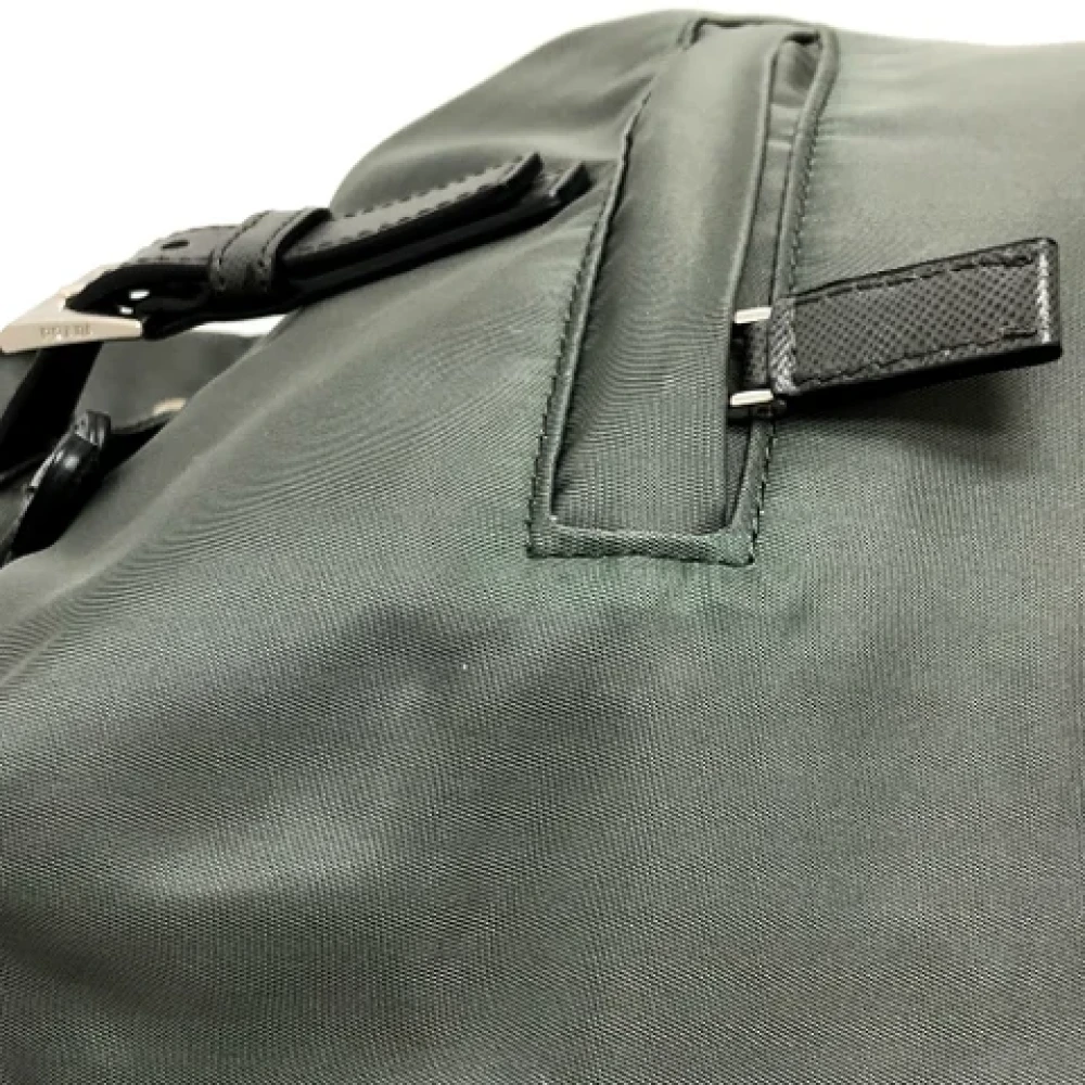 Prada Vintage Pre-owned Leather prada-bags Gray Dames