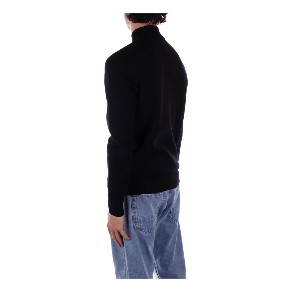 Fred Perry Zwarte coltrui met logo Black Heren