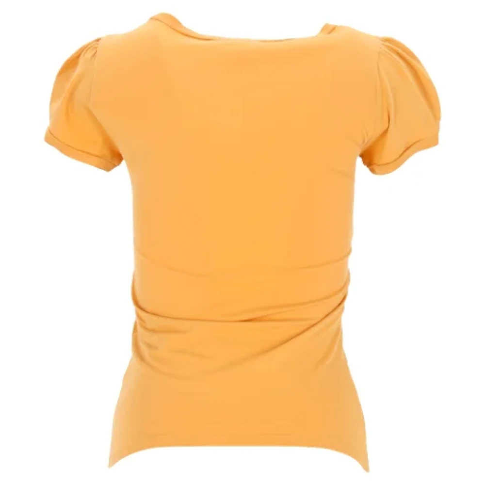 Moschino Pre-Owned Pre-owned Cotton tops Yellow Dames