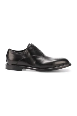 Marsala Lace-Up Oxfords Svart Läder