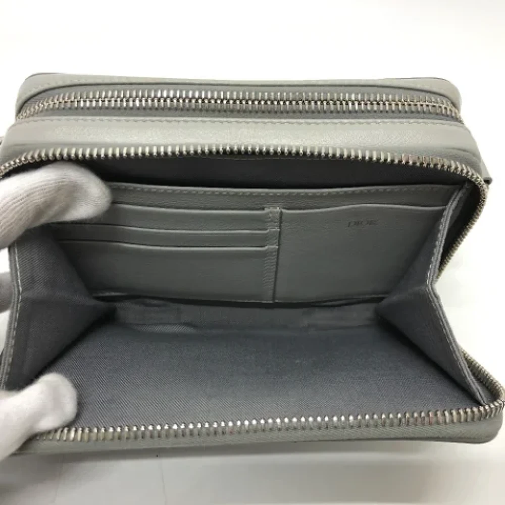Dior Vintage Pre-owned Fabric dior-bags Gray Dames