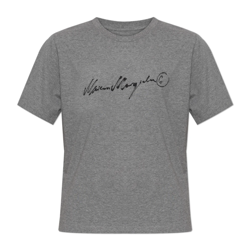 Mm6 Maison Margiela Donna Grigio Top, S, New,