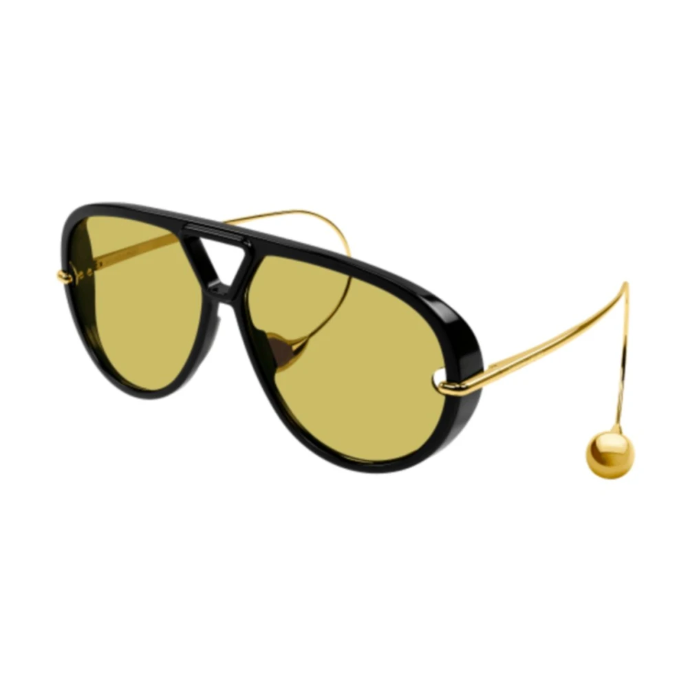 Bottega Veneta Woman Sunglass BV1273S - Frame color: Black, Lens color: Yellow - Image 6
