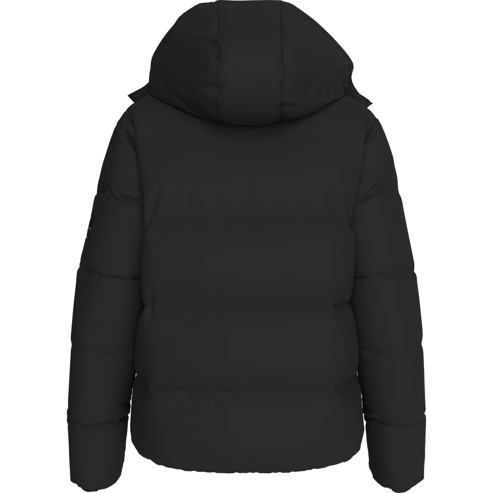 Calvin Klein Jeans Zwarte Parka Jas Aw24 Black Heren