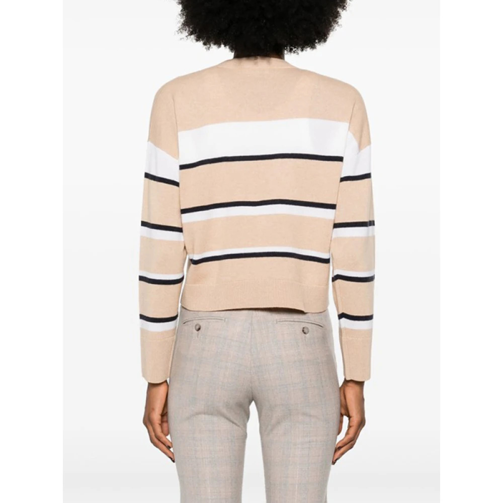 PESERICO Gestreepte kraalvest Multicolor Dames