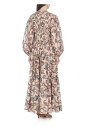 robe-beige-en-coton-avec-col-en-v