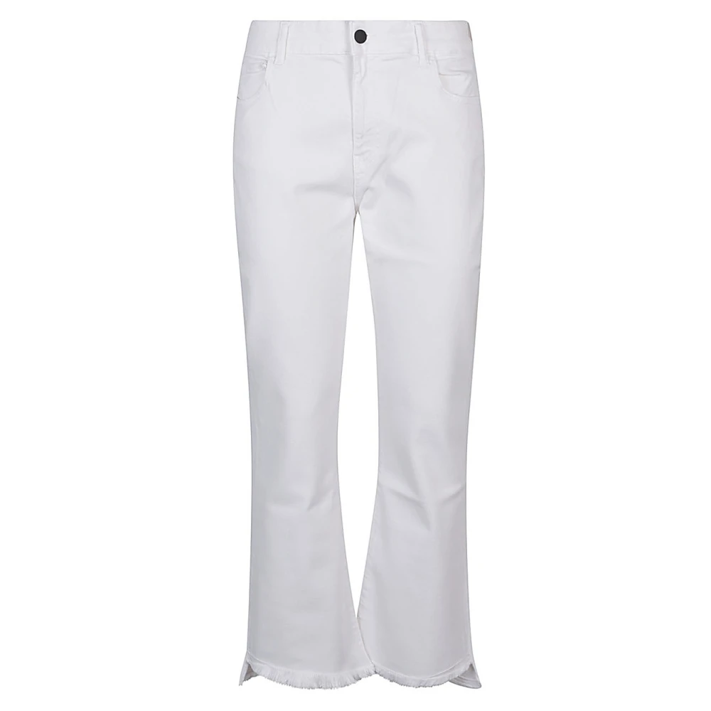 Liviana Conti Flared Jeans White Dames