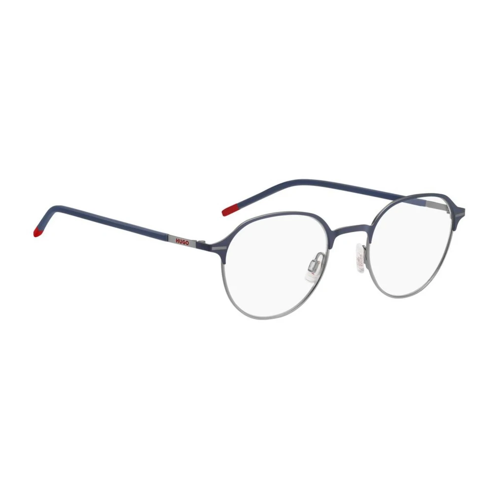Hugo Boss Blauwe Metalen Frame Bril voor Mannen Blue Heren