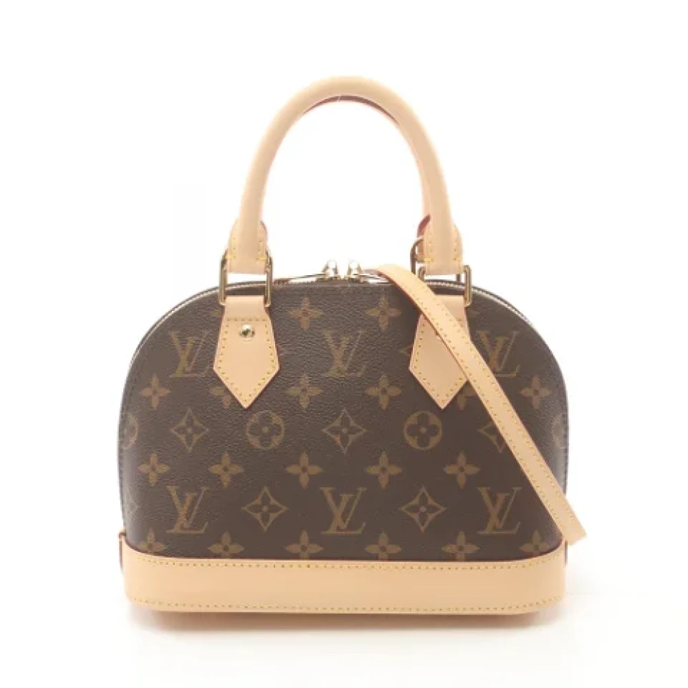 Louis Vuitton Vintage Pre-owned Canvas handbags Brown Dames