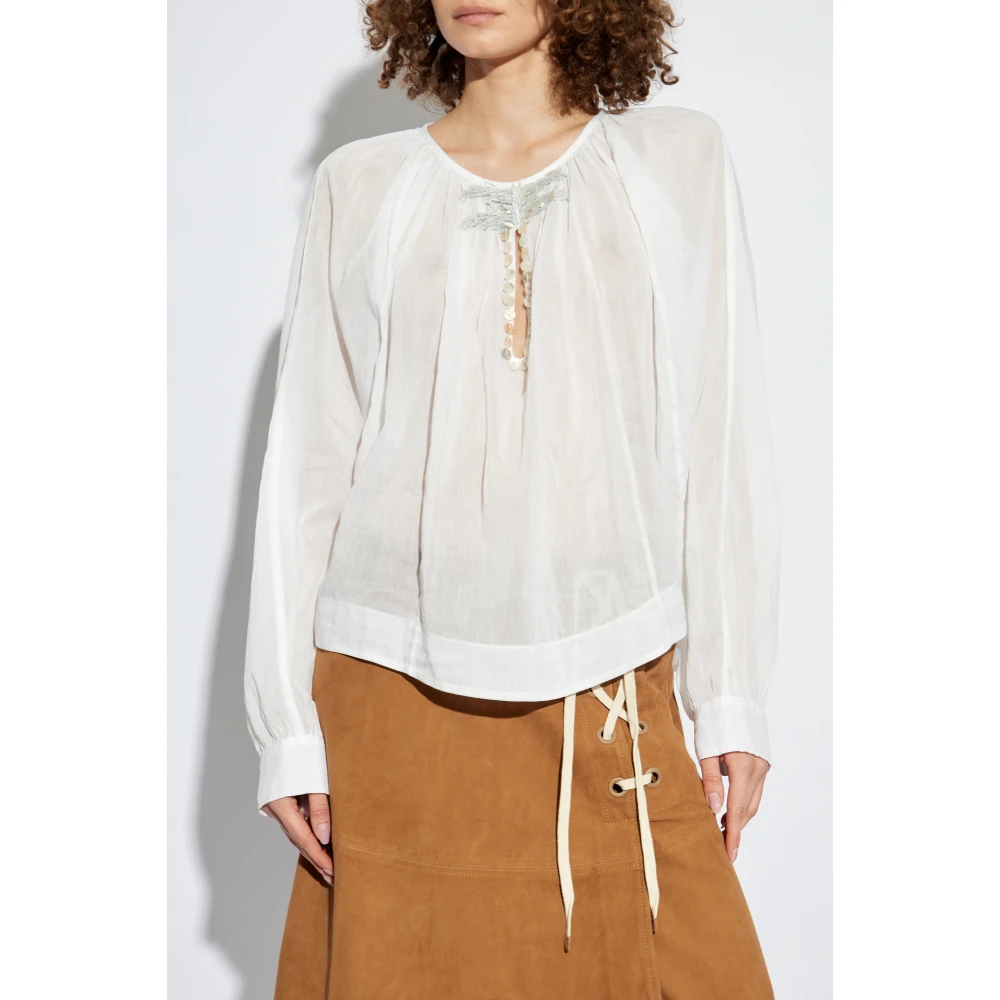 Forte Top met applicatie White Dames