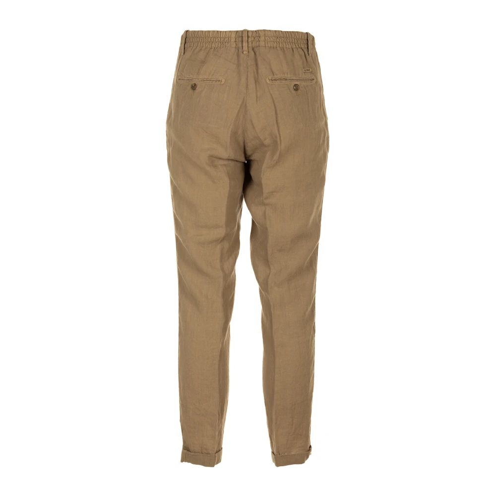 40Weft Beige Chino Broek Beige Heren
