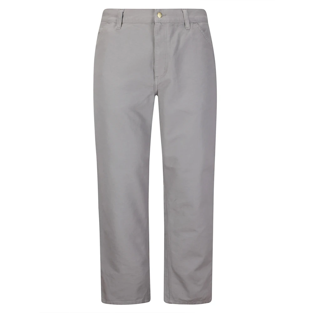 Carhartt Wip Bomull Zip Byxor med Fickor Gray, Herr